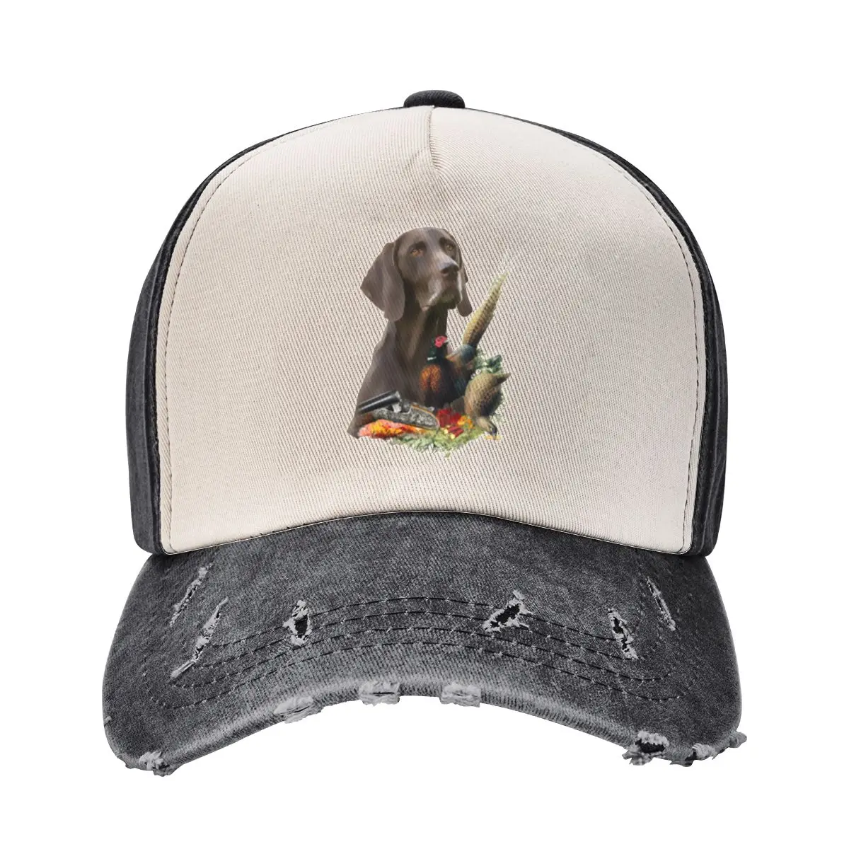 Pheasant hunter, German Shorthaired Pointer Baseball Cap tea Hat Christmas Hat Female Men's