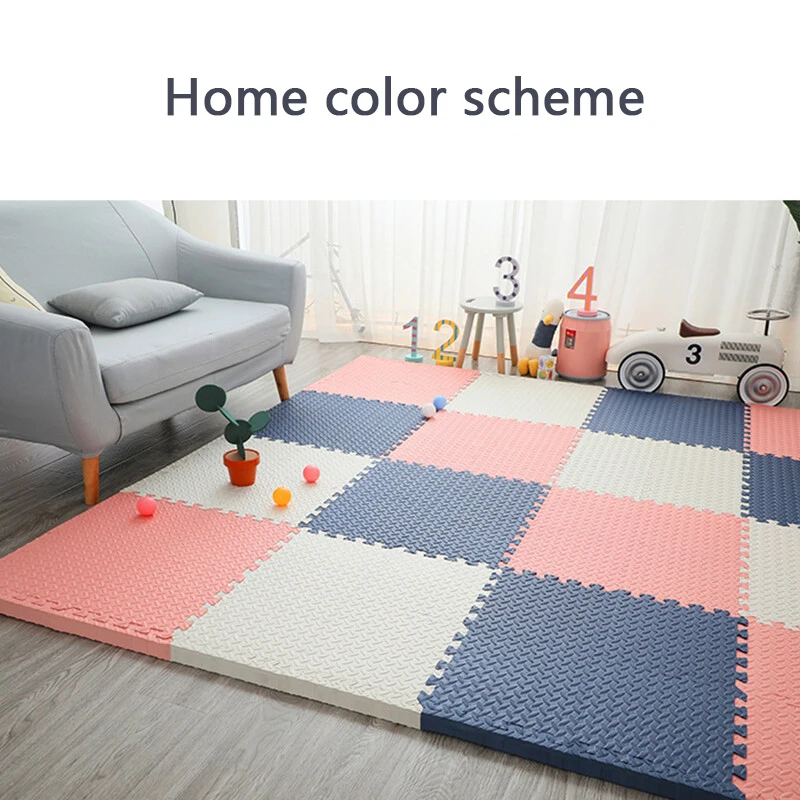 16pcs Disassemblable  Assemblable Security No Odor Carpet Baby Room Baby Play Mat Children's Carpet Foam Baby Playmat