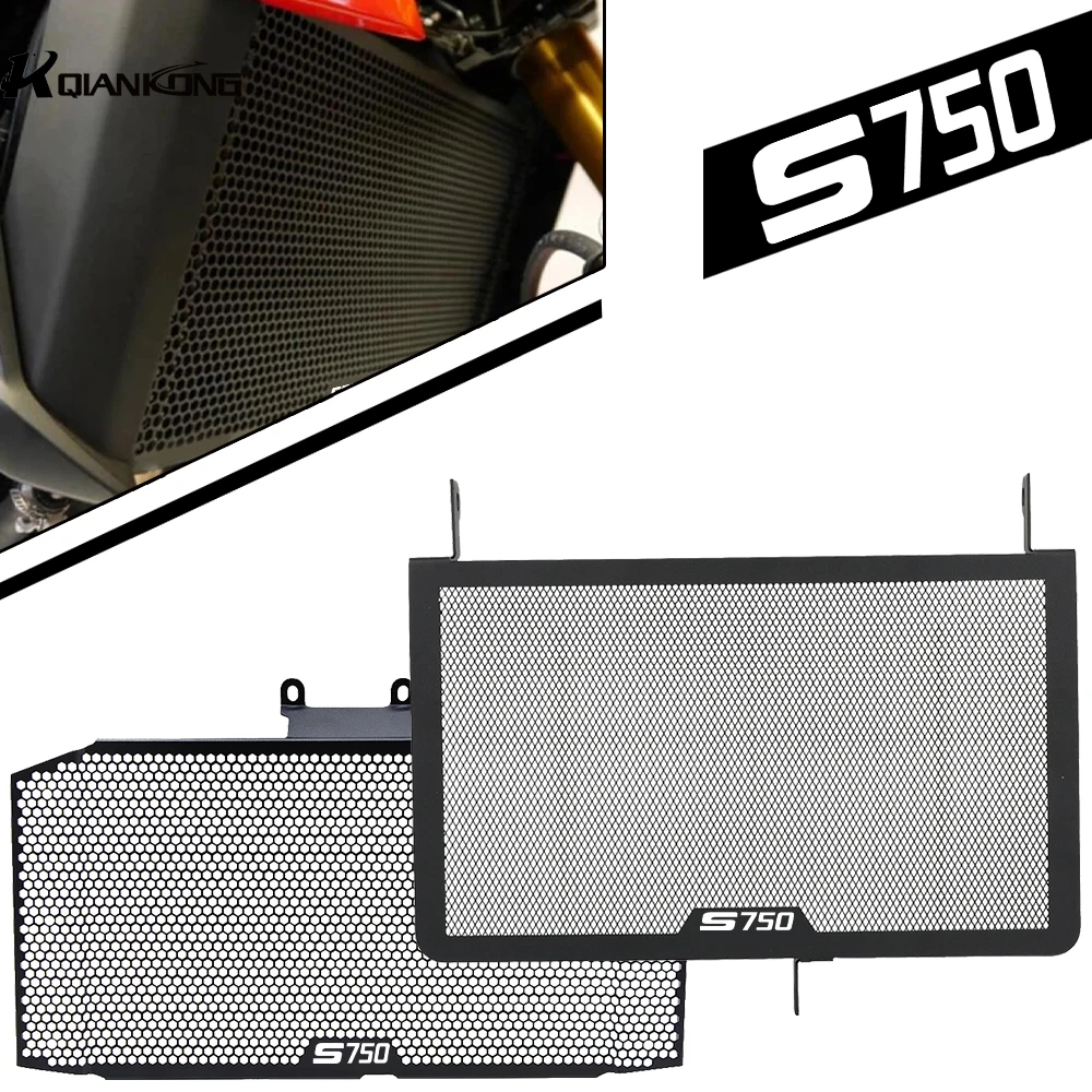 

FOR Suzuki GSX-S750 GSX-S750Z 2018 2019 2020 -2026 gsx-s 750 Motorcycle aluminum Radiator Grille Guard Protector Cover Radiator