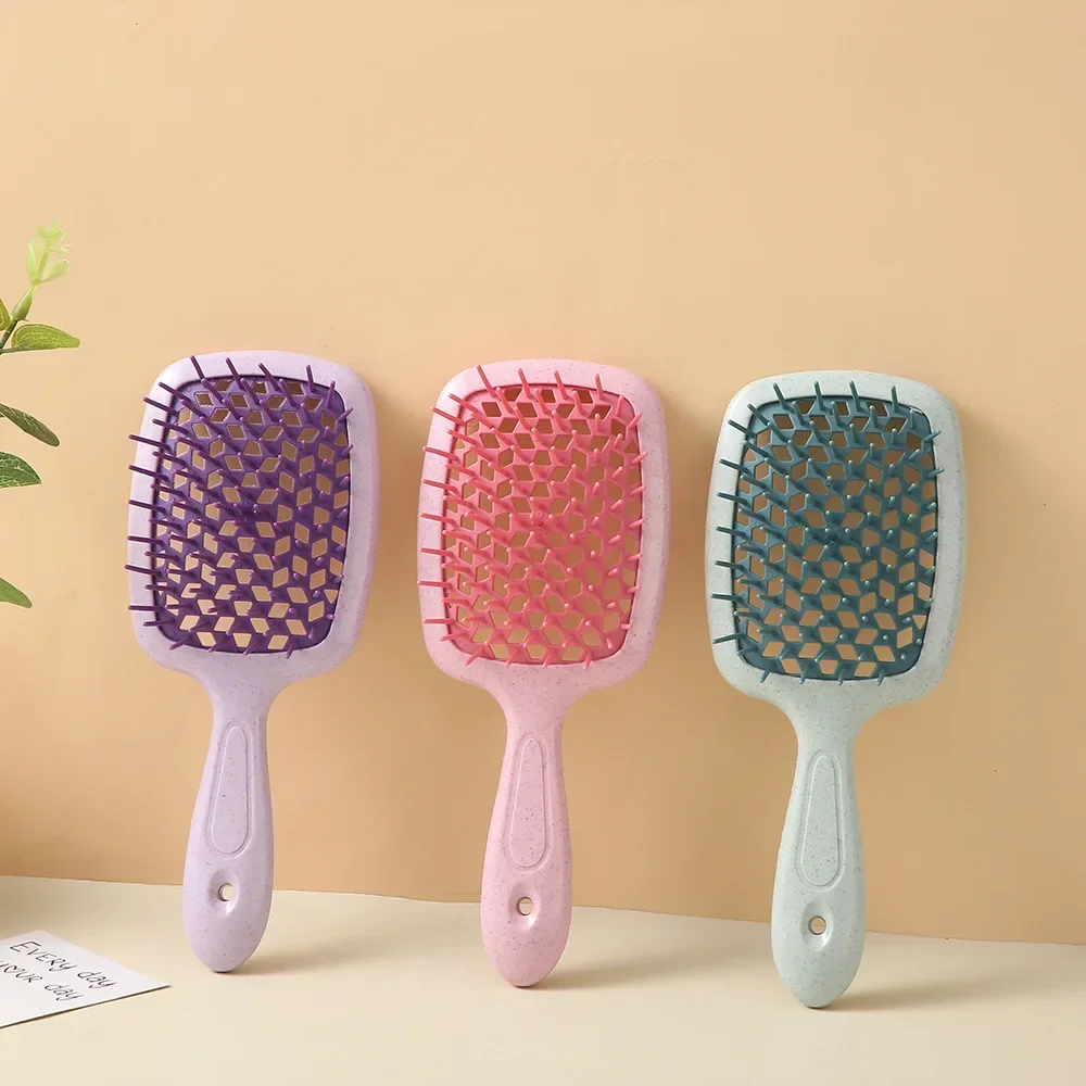 

Hollow Out Hair Comb Detangling Scalp Massage Combs Dry Wet Dual Use Curly Hair Brushes Barber Salon Hairdressing Styling Tools