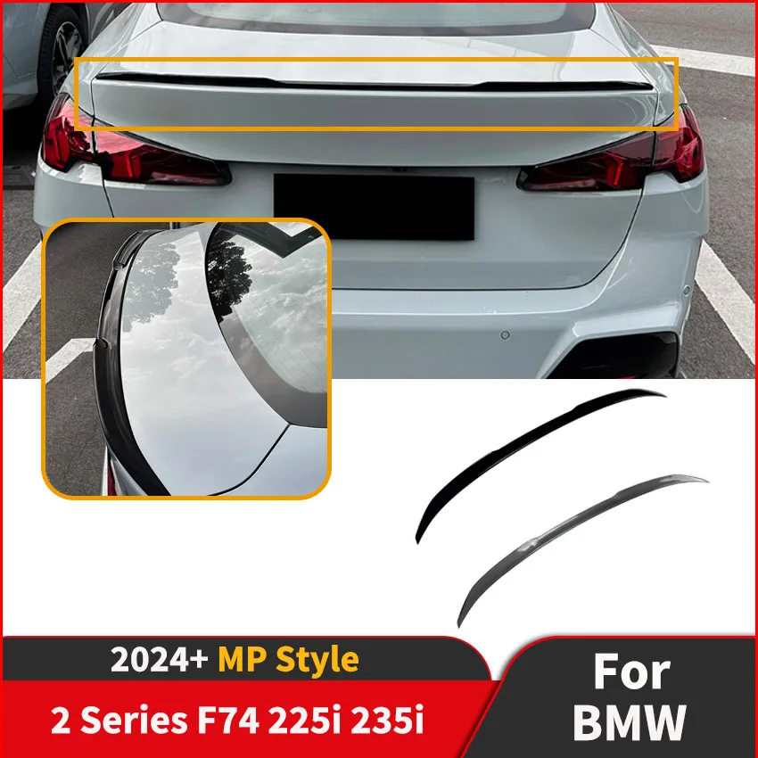 

Car Exterior Tail Wing Spoiler Fixed Wind Wing For BMW 2 Series F74 225i 235i 2024 2025 MP Style Auto Accessories Bodykit Tuning