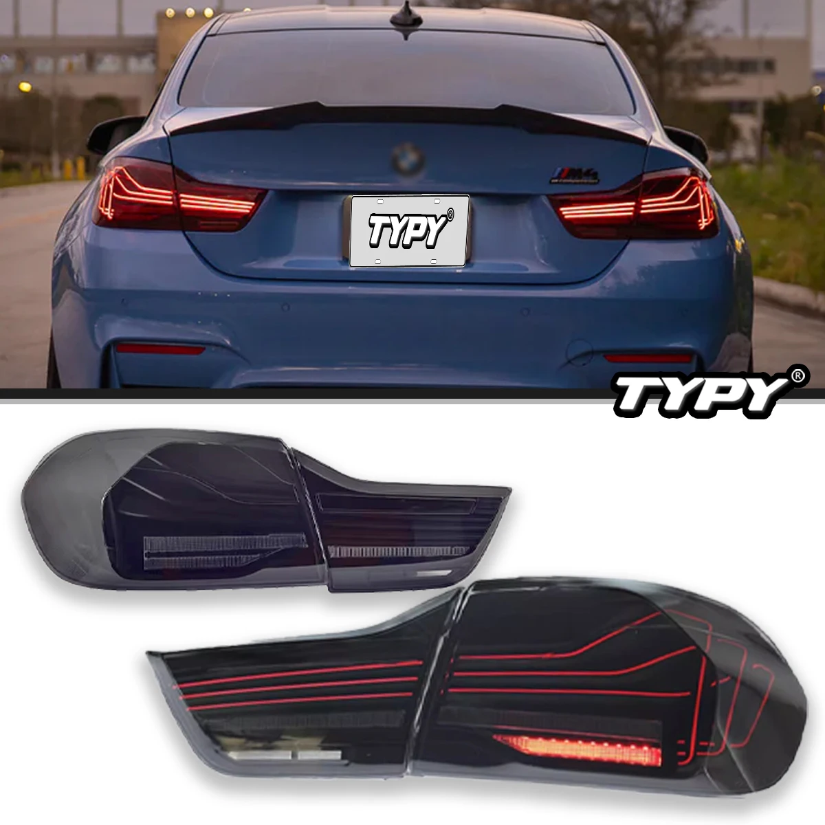 TYPY Car Lights For BMW 4 Series F32 2013-2019 Taillight LED Projetor Tail Lamp Daytime Running Light Automotive Accessories