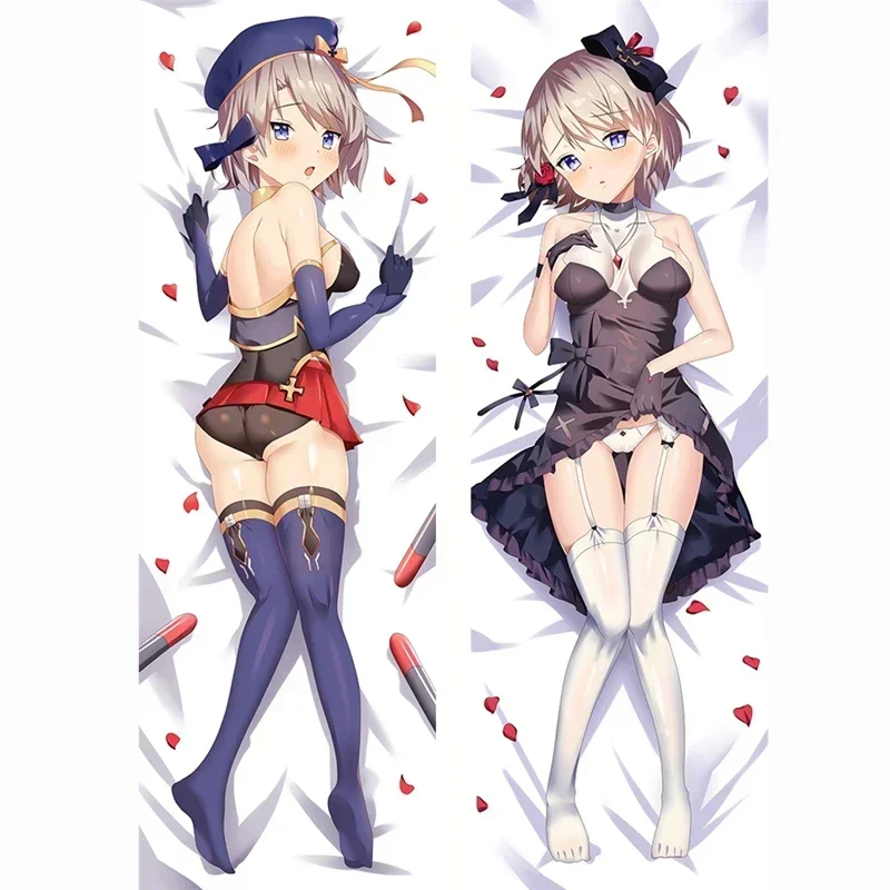 

60x180cm Azur Lane Anime Game Pillow Case KMS Z23 Waifu Dakimakura Sexy Girl Decorative Long Pillow Cover Home Bedding