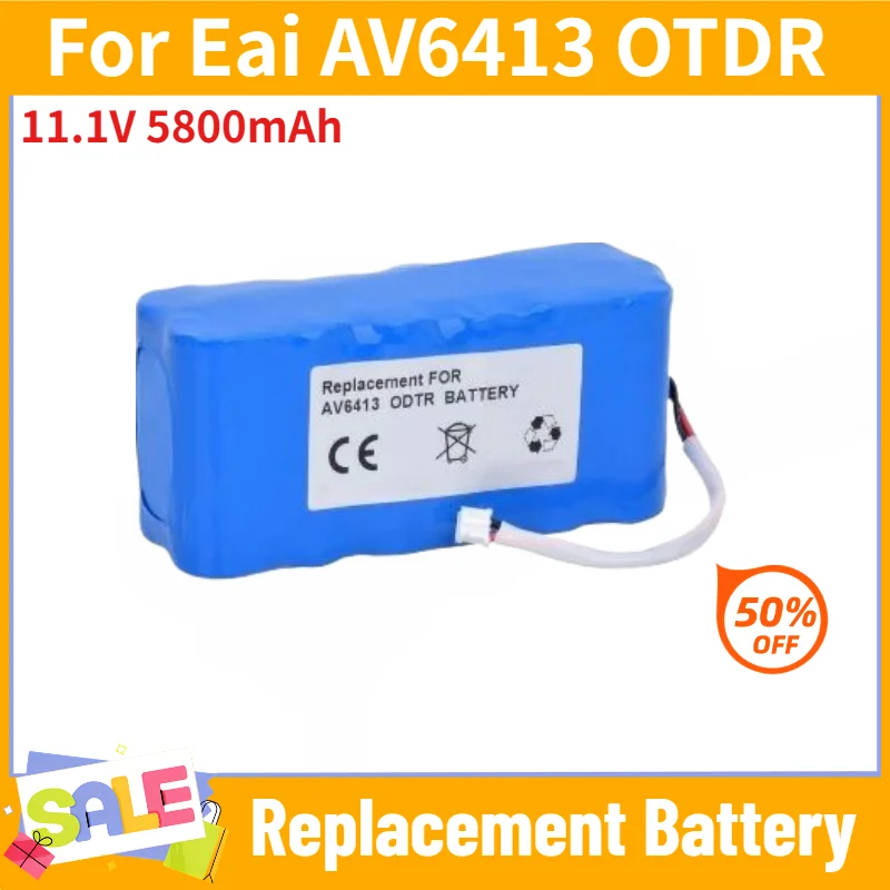 11.1V 5800mAh Battery for Eai AV6413 OTDR Optical Time Domain High Quality Reflectometer Battery