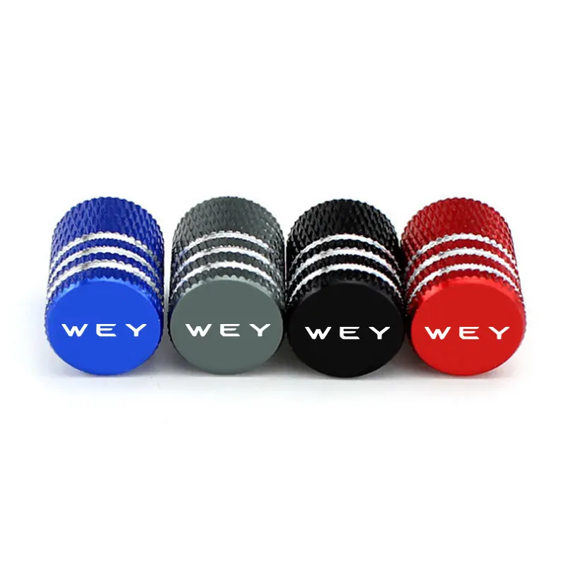 Car Wheel Tire Valve Caps Tyre Rim Stem Covers Airdust For Great Wall WEY Coffee 01 MOCCA DHT-PHEV vv5 vv6 vv7 XEV Accessories