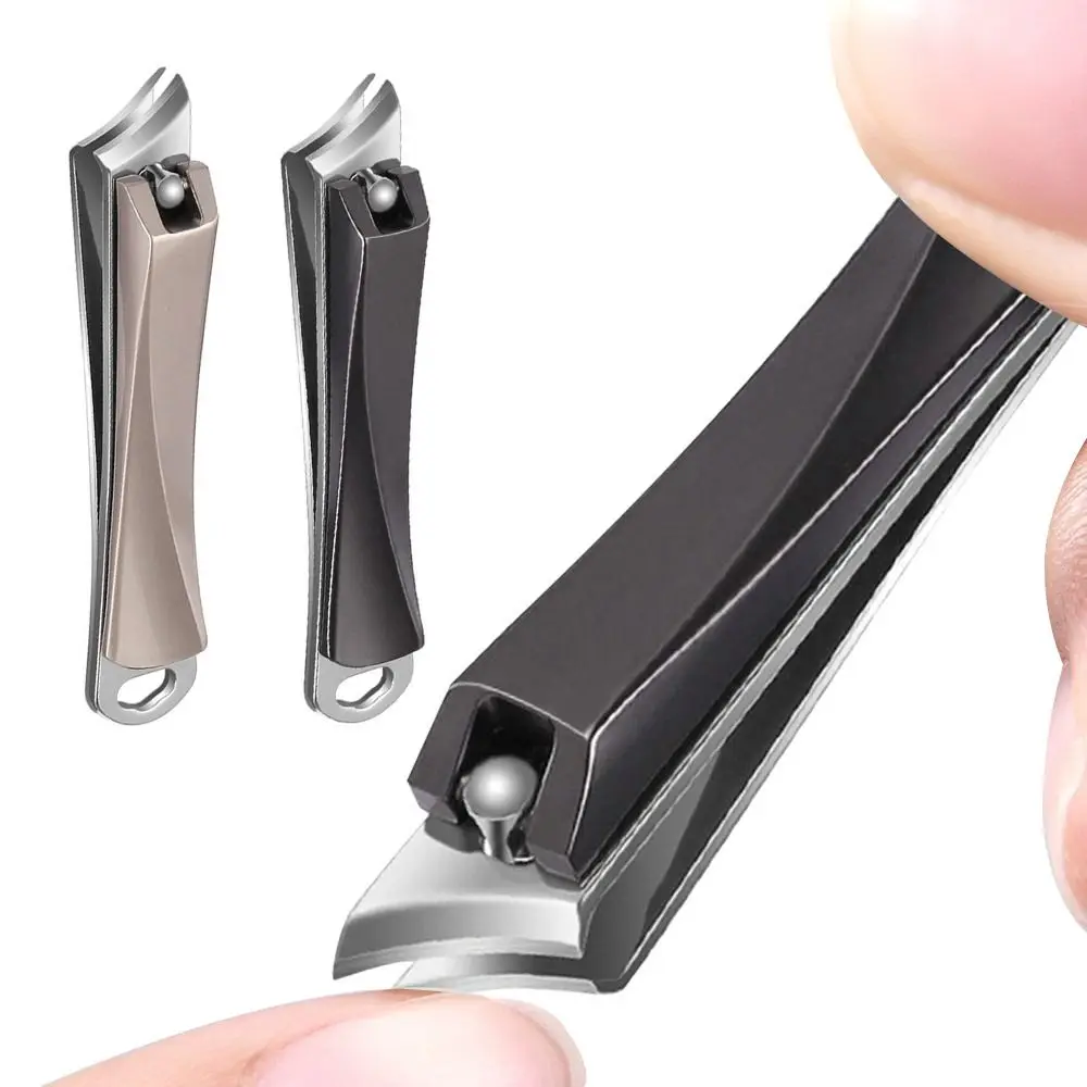 Professional Stainless Steel Oblique Nail Clippers Large Size Long Handle Nail Tool Anti-splash Pedicure Manicure Household
