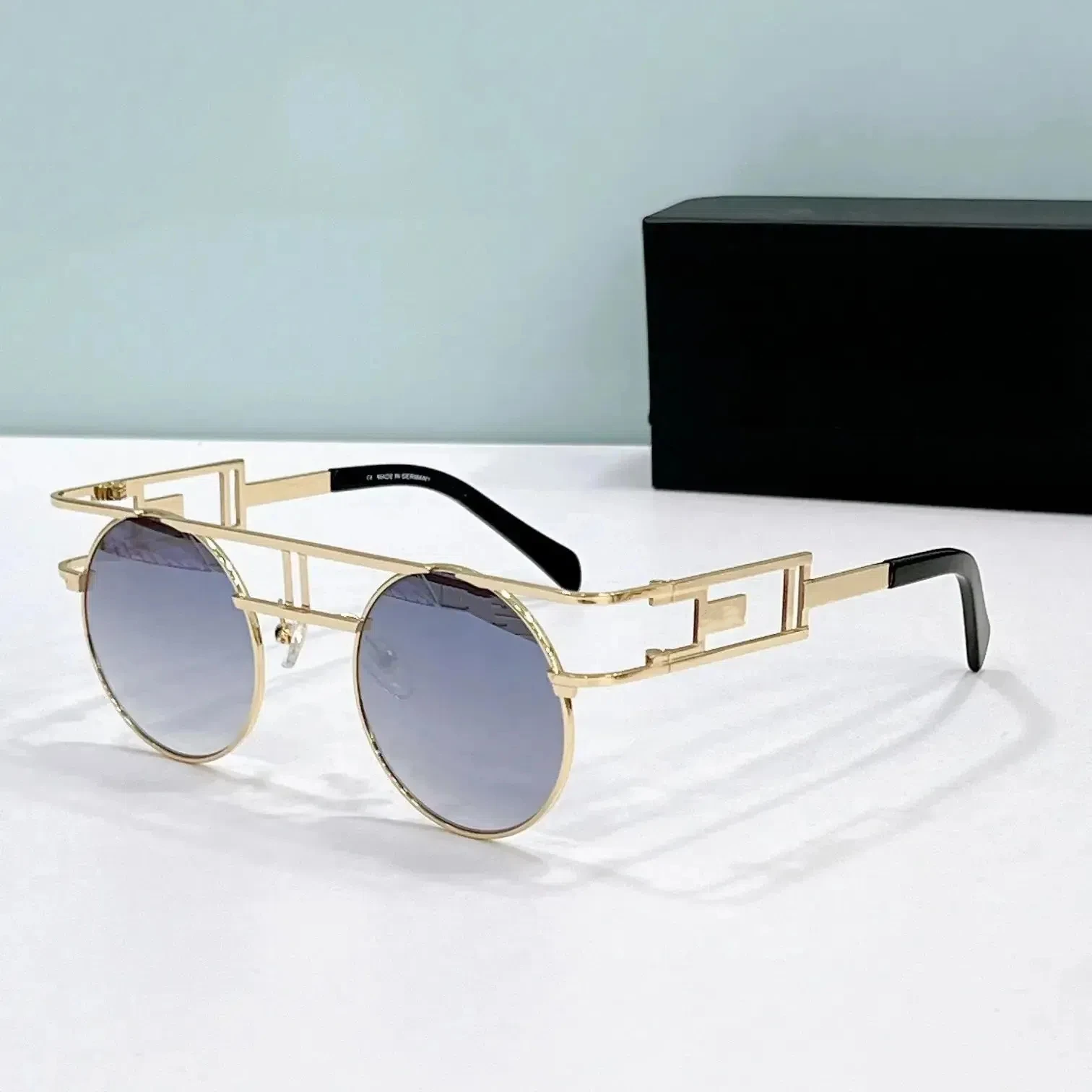 ORIGINAL MOD958 Trend Retro Circular Alloy Frame Men Sunglasses Classic High Quality Driving Anti-Glare UV Women Couple Eyewear