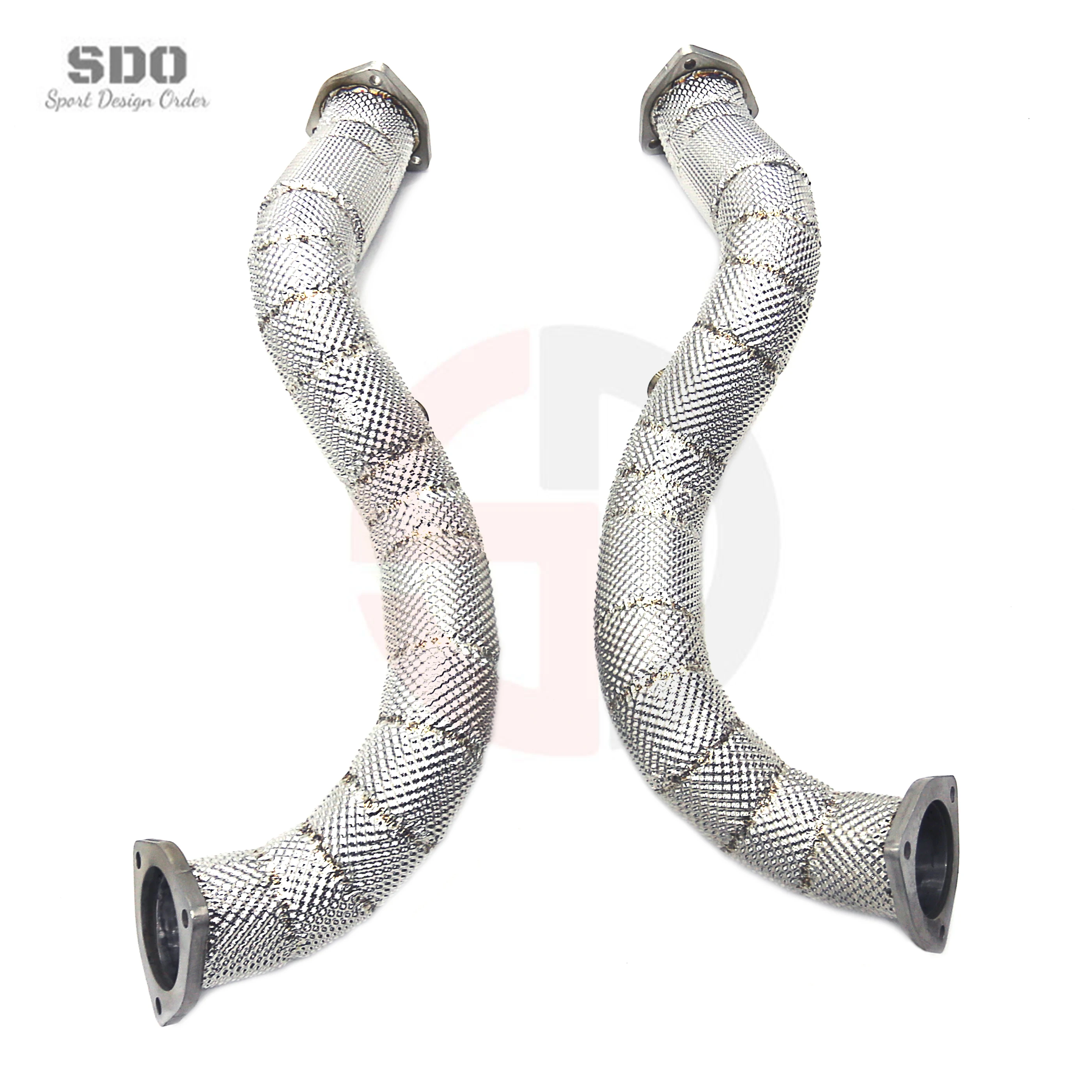 OEM Straight Header  Exhaust Downpipe  for  718  GT4 RS 4.0L 2022-2025 Free Flowpipe Stainless Steel Exhaust System