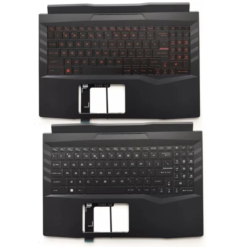 

New For MSI GL66 MS-1581 1582 1583 11UGK Palmrest Upper Case Backlit Keyboard