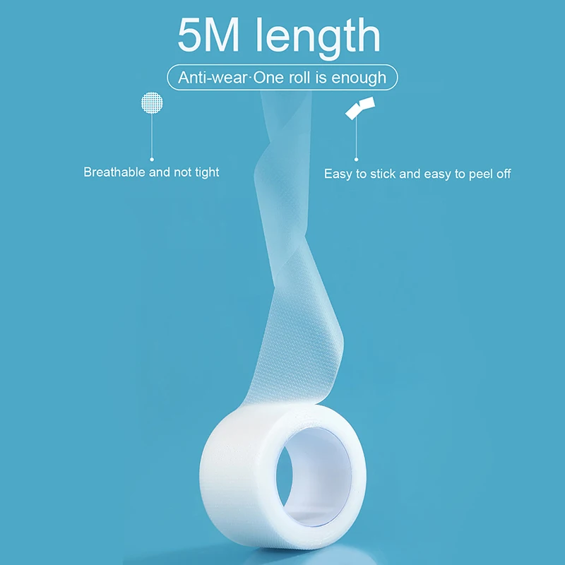 

1 Roll Transparent Invisible Anti-Wear Breathable Tearable Adhesive Bandage Medical Foot Heel Patch