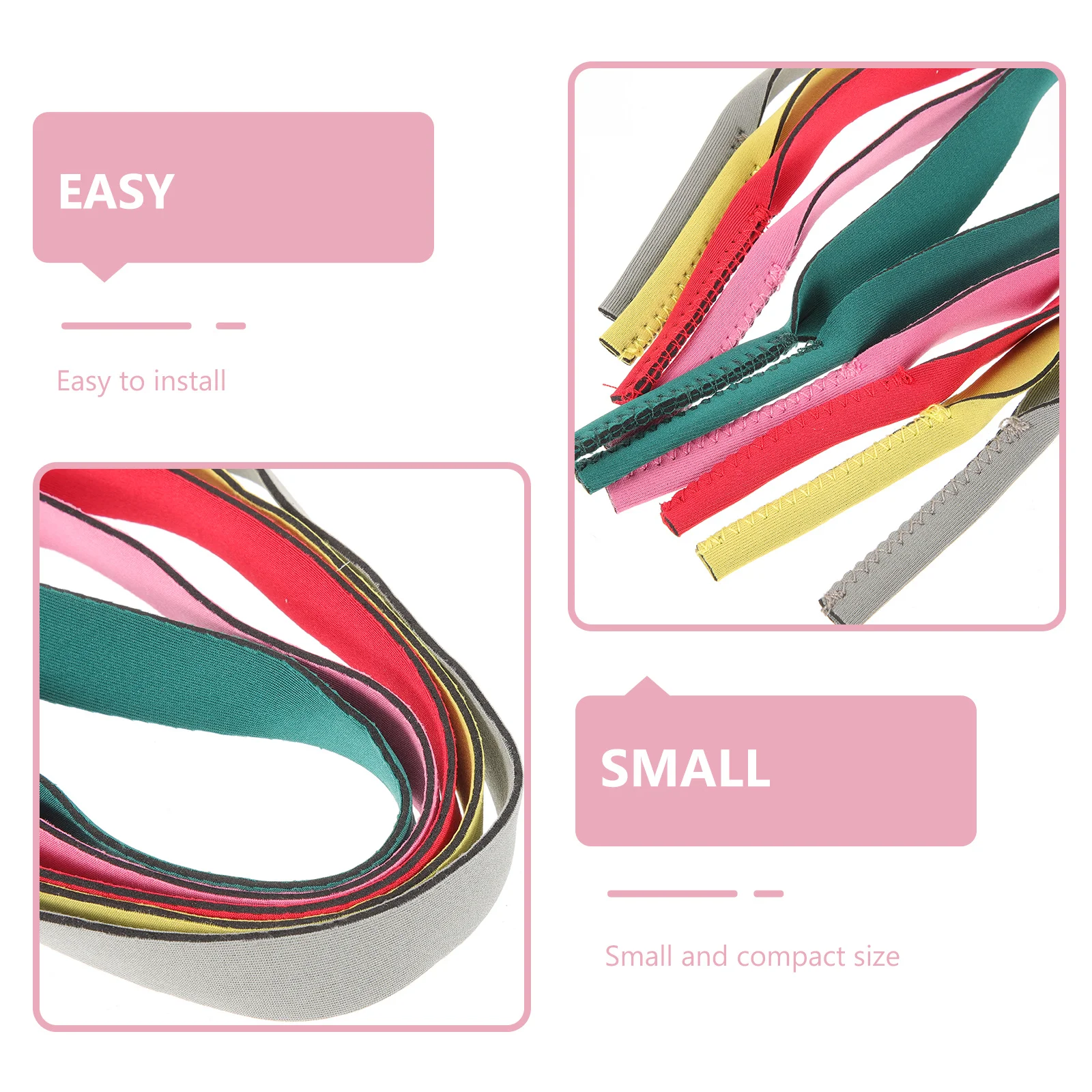 5 шт., ремешок для спортивных очков, неопреновый эластичный регулируемый ремешок для очков, противоскользящий плавающий фиксатор для солнцезащитных очков, держатель для очков