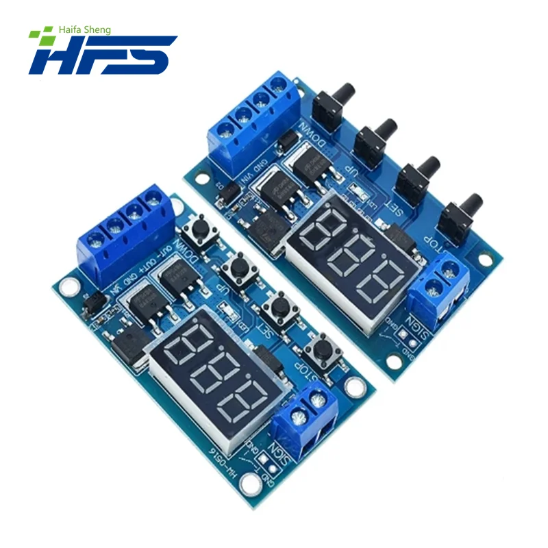 Circuit imprimé de minuterie numérique pour touristes, contrôle de la synchronisation, minuterie de subvention, minuterie de certes, bricolage technique, MOS, LED, DC, 12V, 24V