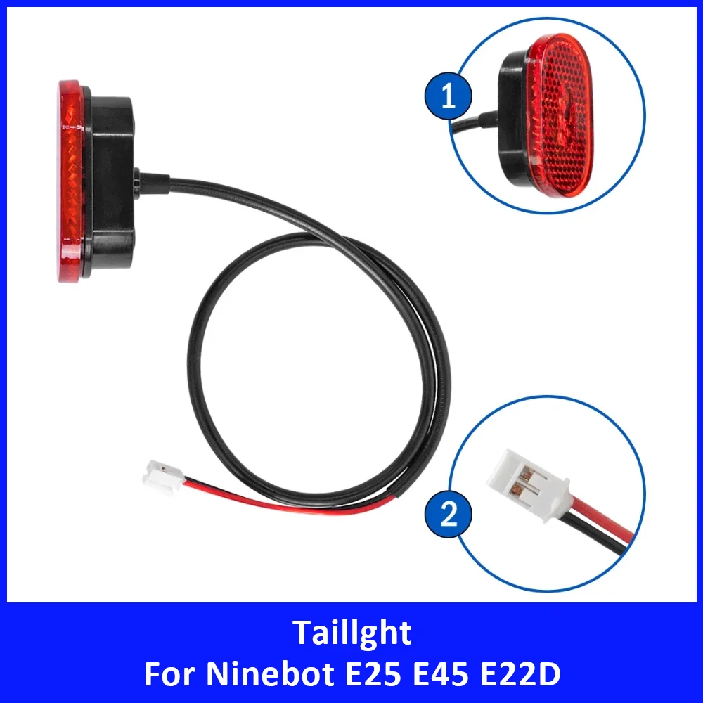 

Задний фонарь для Segway Ninebot E25 E45 E22D, водонепроницаемый, сигнальный, предупреждающий, стоп-сигнал, аксессуар для замены электросамоката