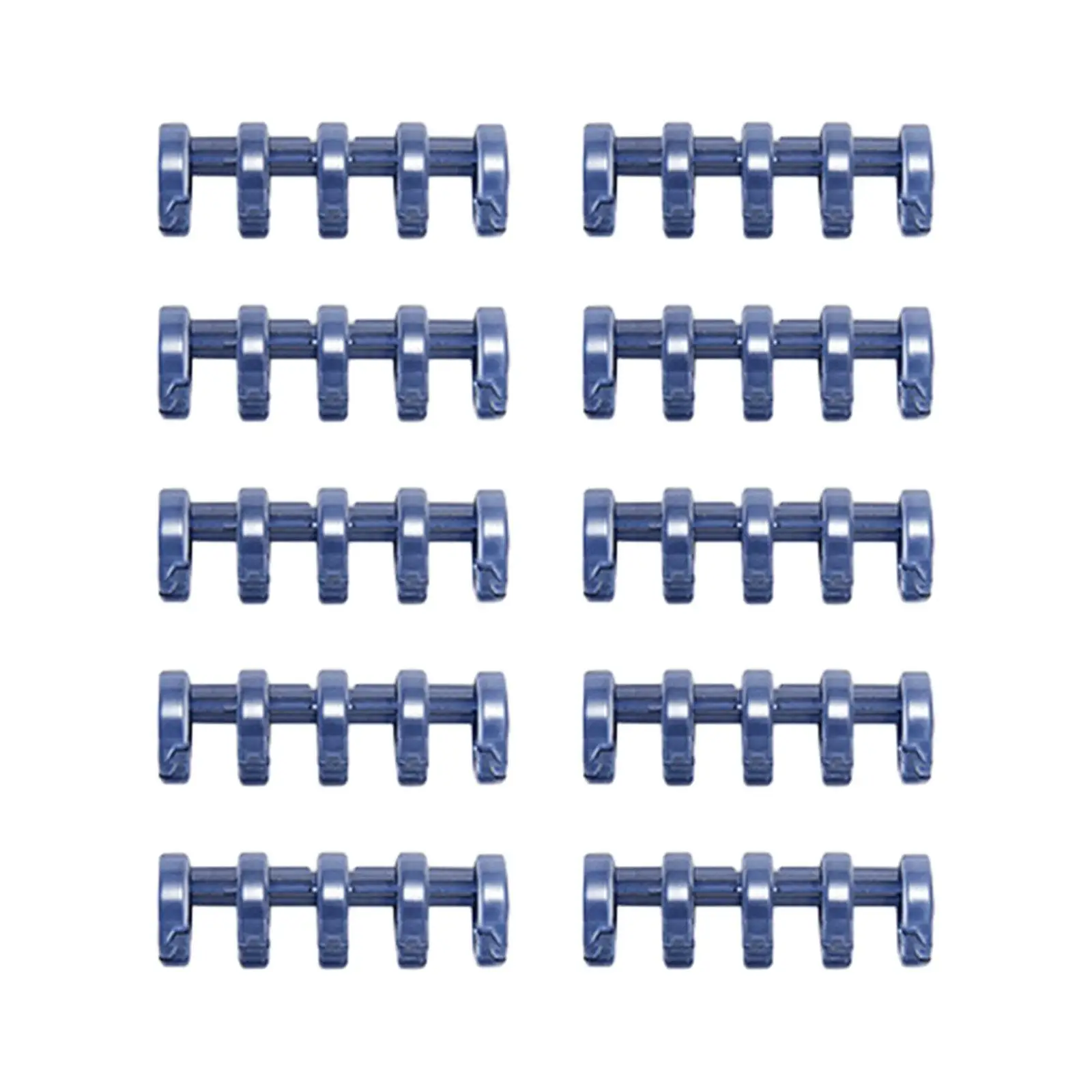 ルーズリーフバインダーリング、写真、文房具、学習カード用のバインディングリング、10個