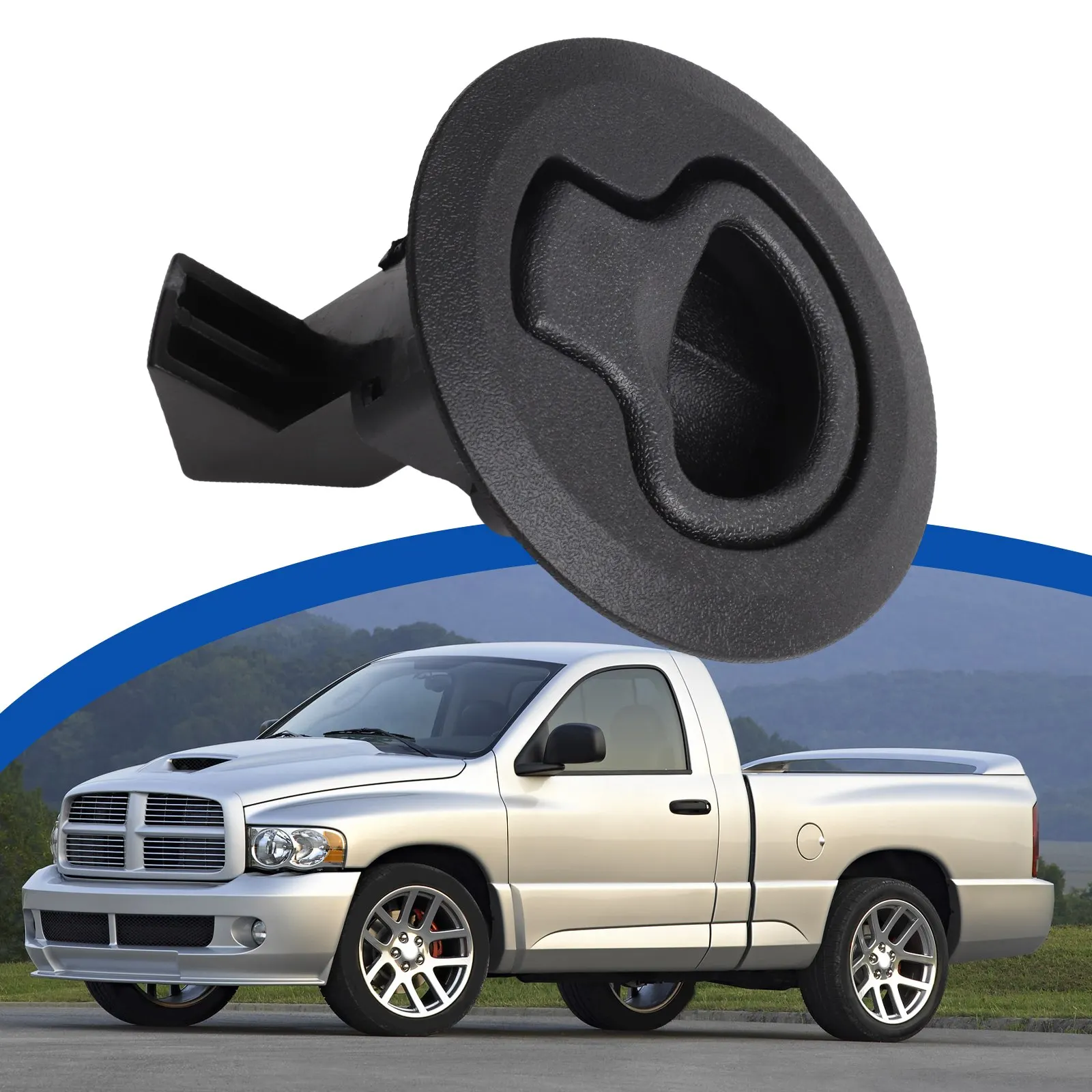 

For Dodge For Ram Cargo Storage Lid Latch 2010 2012 OEM 68059730AB Made from ABS Easy Replacement Installation