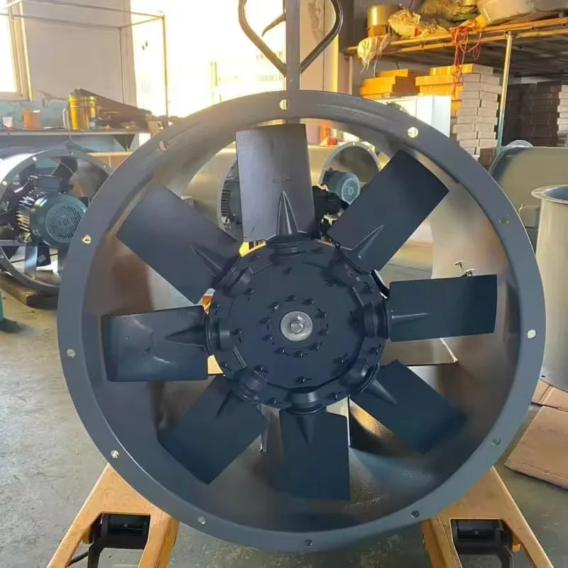 600mm 24inch Industrial  Mining Use Aluminum Alloy Blade Axial In-line Blower Fans Ventilation Exhaust Extraction Fans