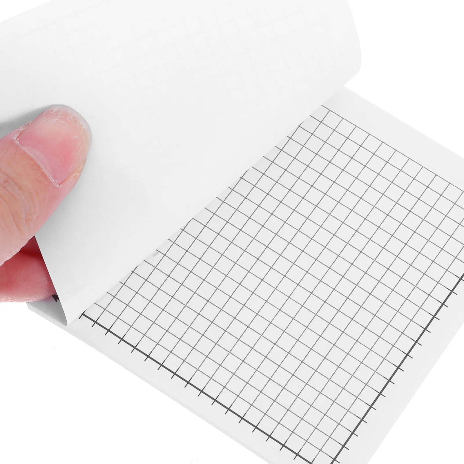 6 Pcs Mini Graphing Grid Graph Paper Stick Pads Geometry Class Square Stick Pads Sticky Memo Pads For Office School