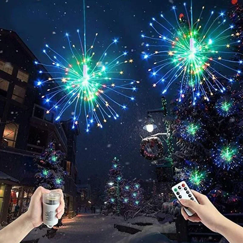 LED solar light, dandelion light string, lawn outdoor waterproof and explosion-proof light, solar copper wire light view 3