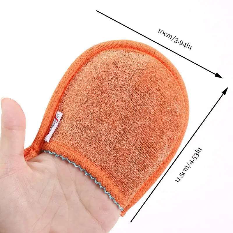Gant bouffant de nettoyage du visage, pour démaquillant, lavage adapté à la maison, voyage, bain, bulle douce, exfoliant, serviette de soins pour la peau Pa