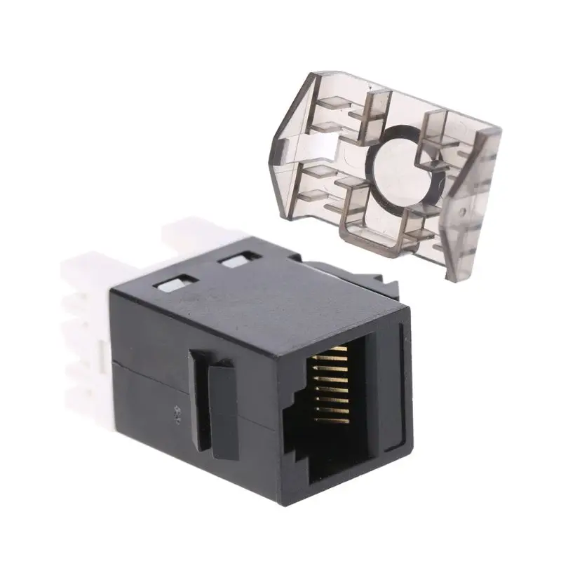 Cat6 RJ45 Ends Cat6 Connector, Cat6 RJ45 Connector, Ethernet Cable Crimp Connectors UTP Network Plug for Solid Wire