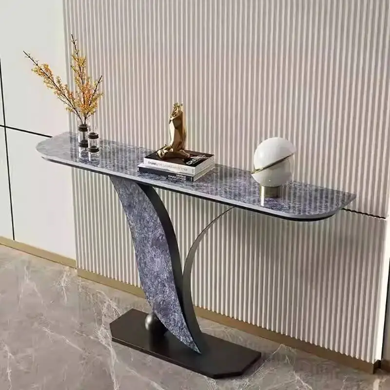 

Midcentry Modern Console Table Hallway Metal Lobby Luxury Console Tables Nordic Entrance Consolle Ingresso Living Room Furniture