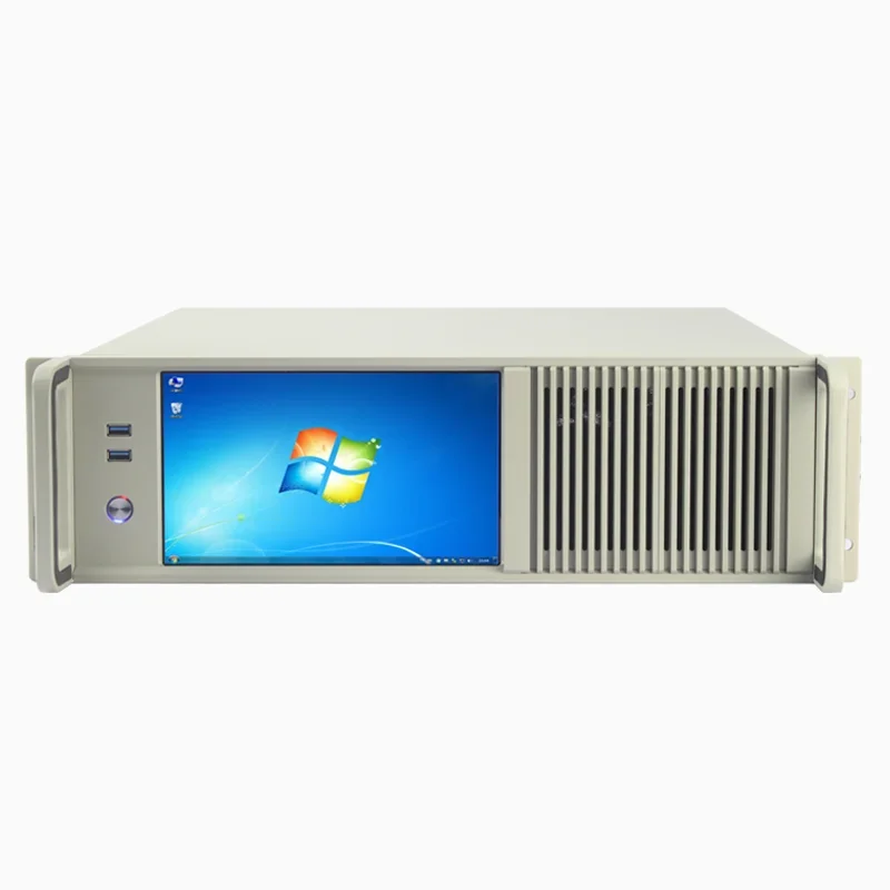 Aluminium Panel LCD display 3u Rackmount Atx Server Chassis