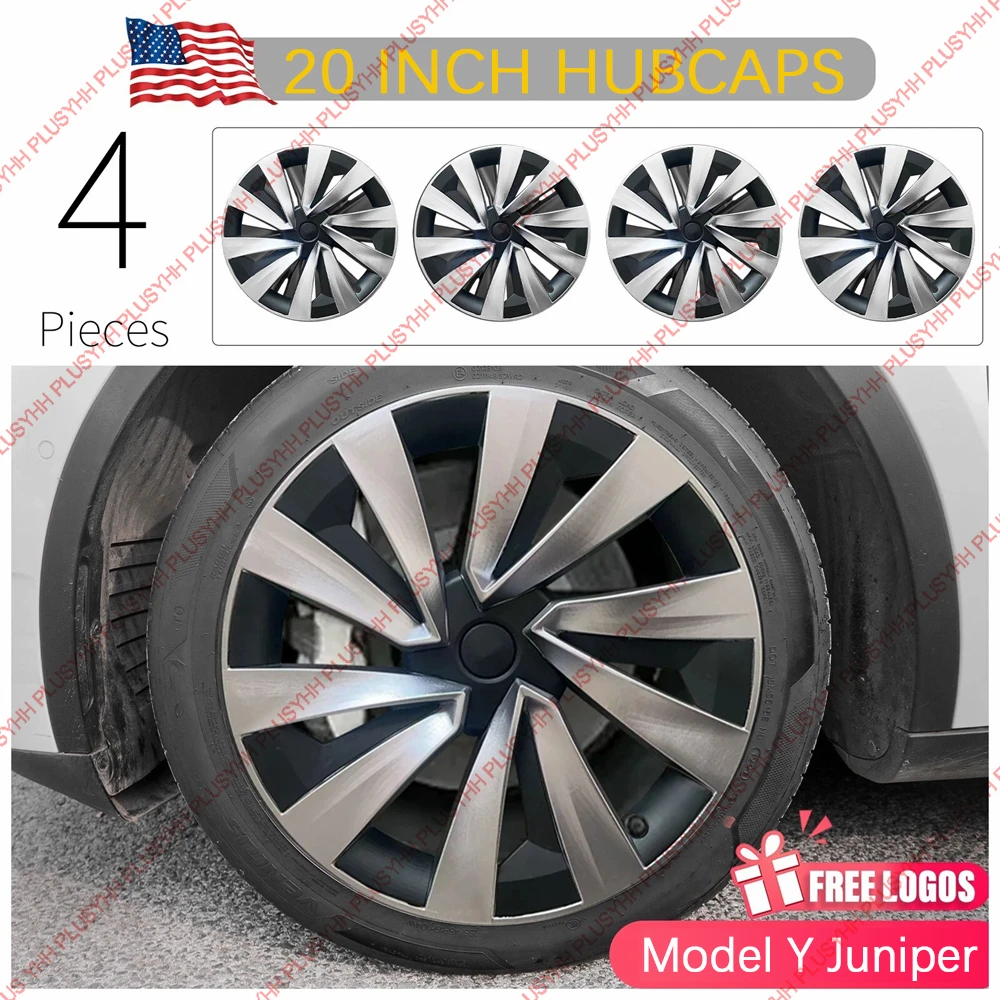

20-дюймовая крышка колеса ModelY для Tesla Juniper Model Y 25-26, защита обода, колпаки, украшения, замена, внешние аксессуары, хит продаж