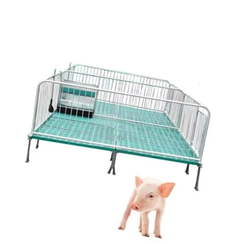 

Клетка для свиней, оцинкованный ящик для отлучения, детская ручка для поросят и ящик для отлучения от груди, товары для животных и сельскохозяйственные аксессуары