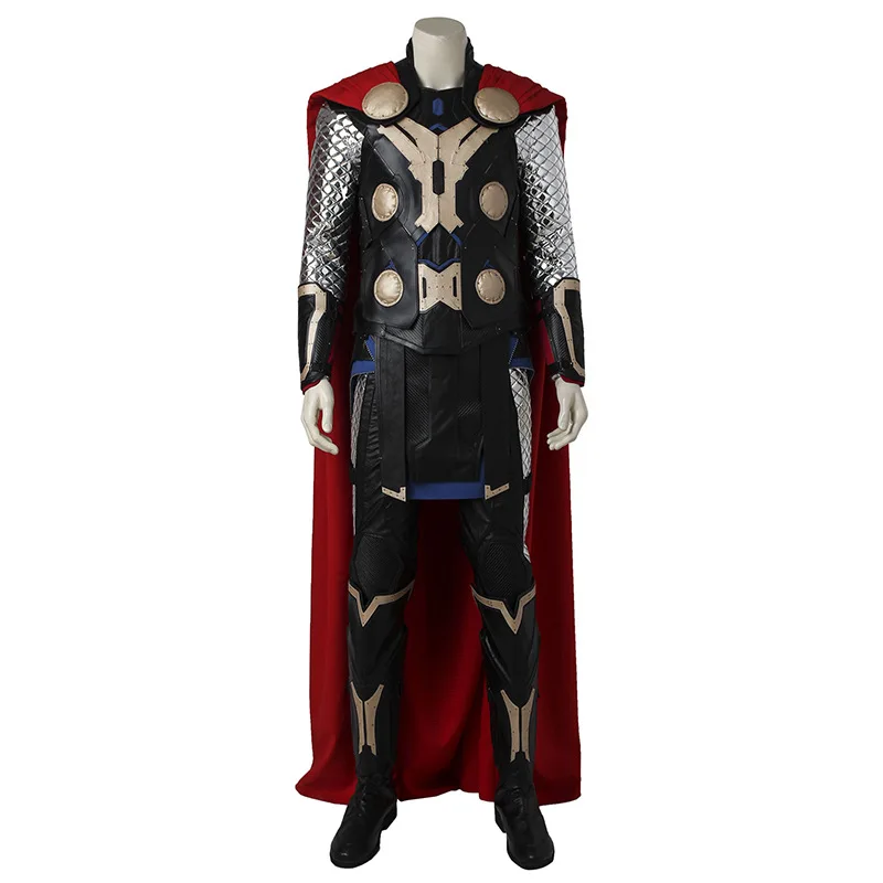 Hot New Superhero Ancient God Odinson Thunder Cosplay Costumes Movie Party Halloween Men Combat Suits