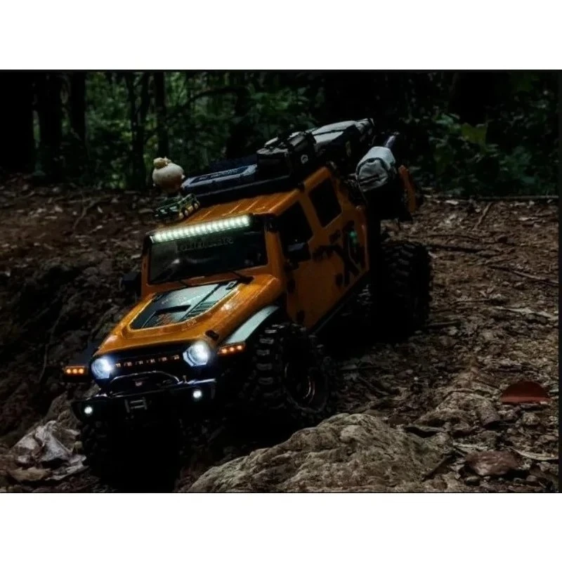 Off-Road Upgrade Accessories – Full Set Scale Mood Parts, Camping Recovery Simulation Kit for 1:8 CROSSRC EMO X4 RC Crawler