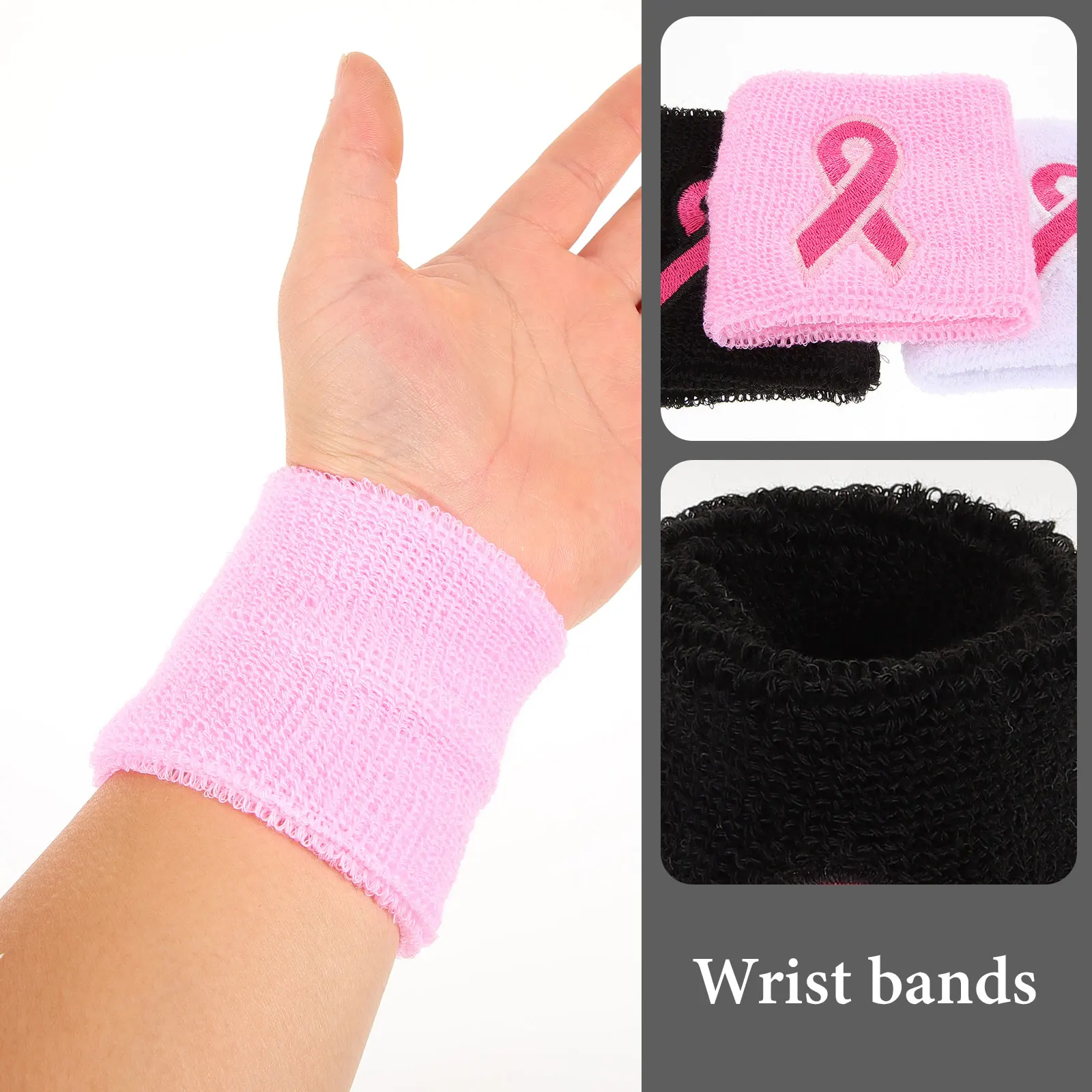 

3Pairs Sports Wrist Brace Elastic Wrist Support Breathable Comfortable Protector for Youth Football Play Sports