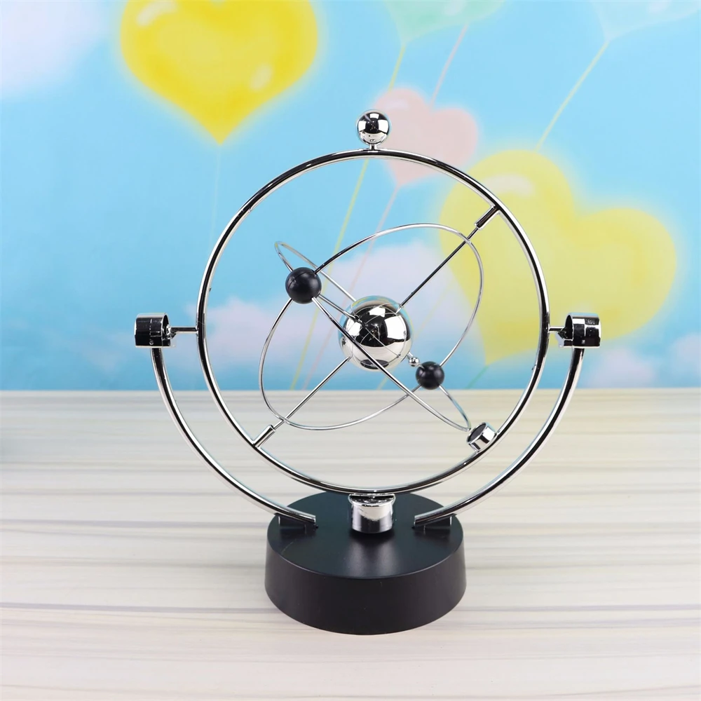 Rotation Perpetual Motion Newton Pendulum Balance Ball Pendulum Ball Physics Tumbler Craft Home Table Decorations Desk Toy Gift