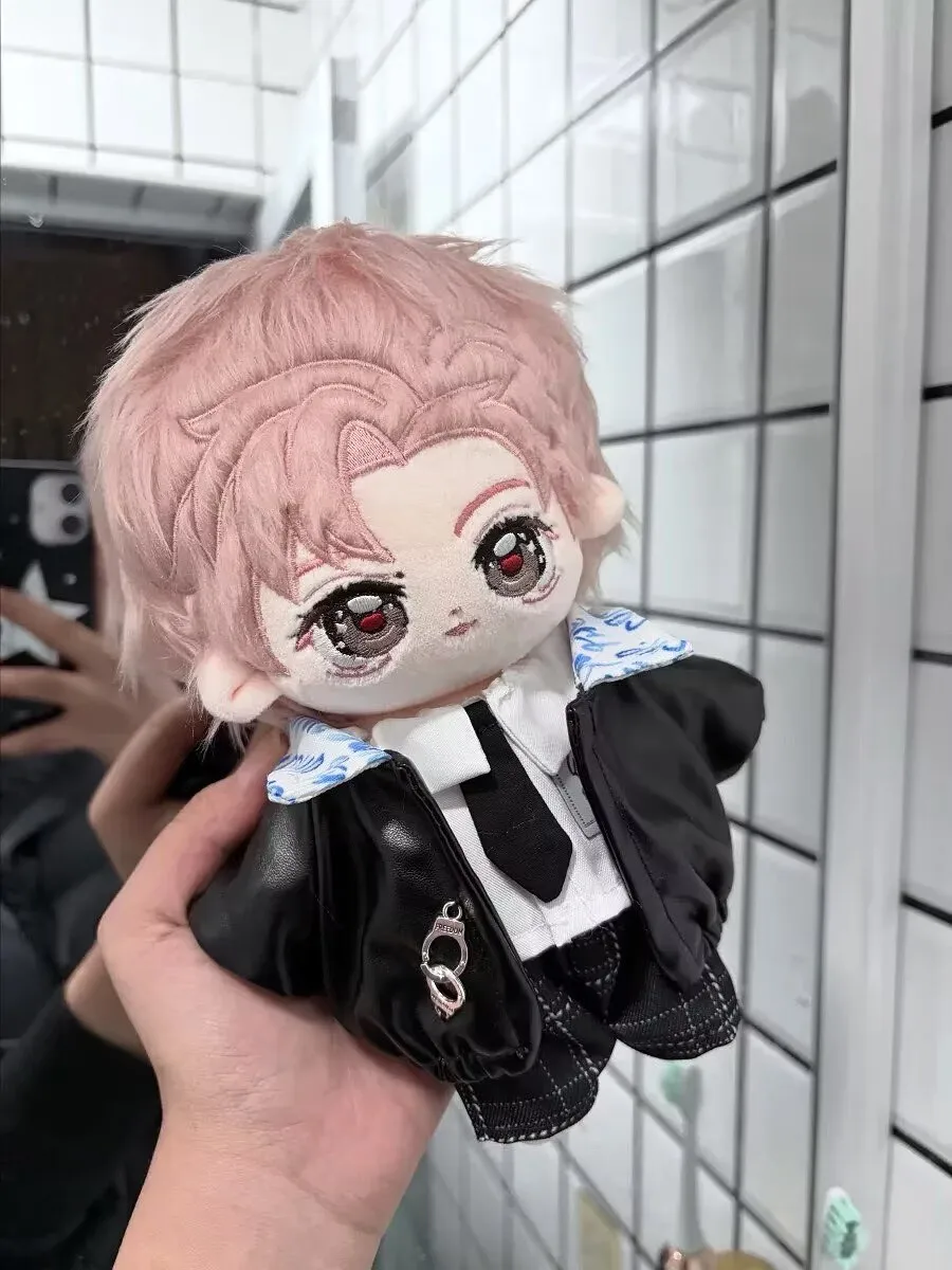 【 First Release 】 Original Hou Minghao Attribute 20cm Cotton Doll Pink Hair New Style Star Fan Doll Gift - view 4