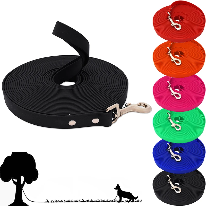 

PVC Leashes Waterproof Dog Leash 5m10m Long Easy to Clean Traction Rope Lead For Small Medium Large Dogs