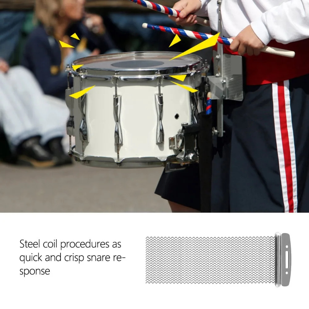 2pcs ​20 Strands/30 Strands/40 Strands ​Steel Snare Drum Wire​ ​Half Design​ ​Silver ​Half Snare Drum Wire​ ​Stable Tension