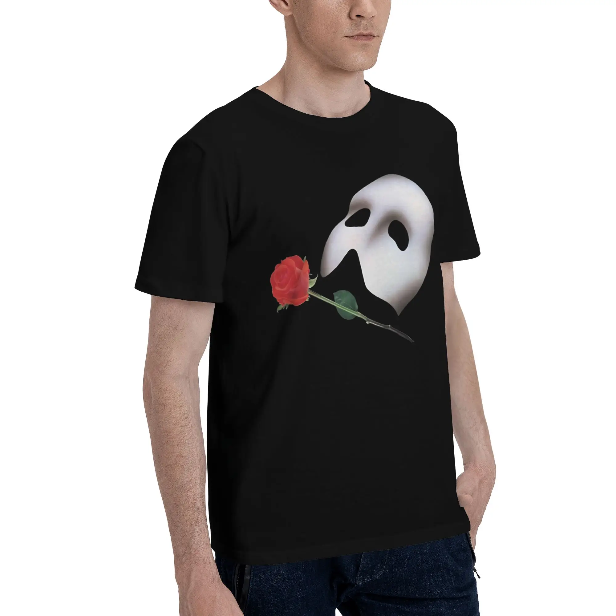 Phantom of The Opera Outfit Men Women T Shirts Cotton Tee Printed  T-shirt Clothing