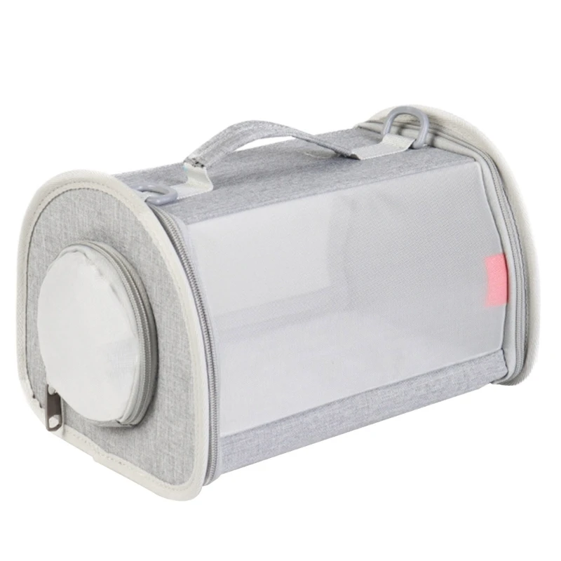 

Pet Carriers Portable Bird Bags Travel Handbag with Widening Handle&Mesh Window
