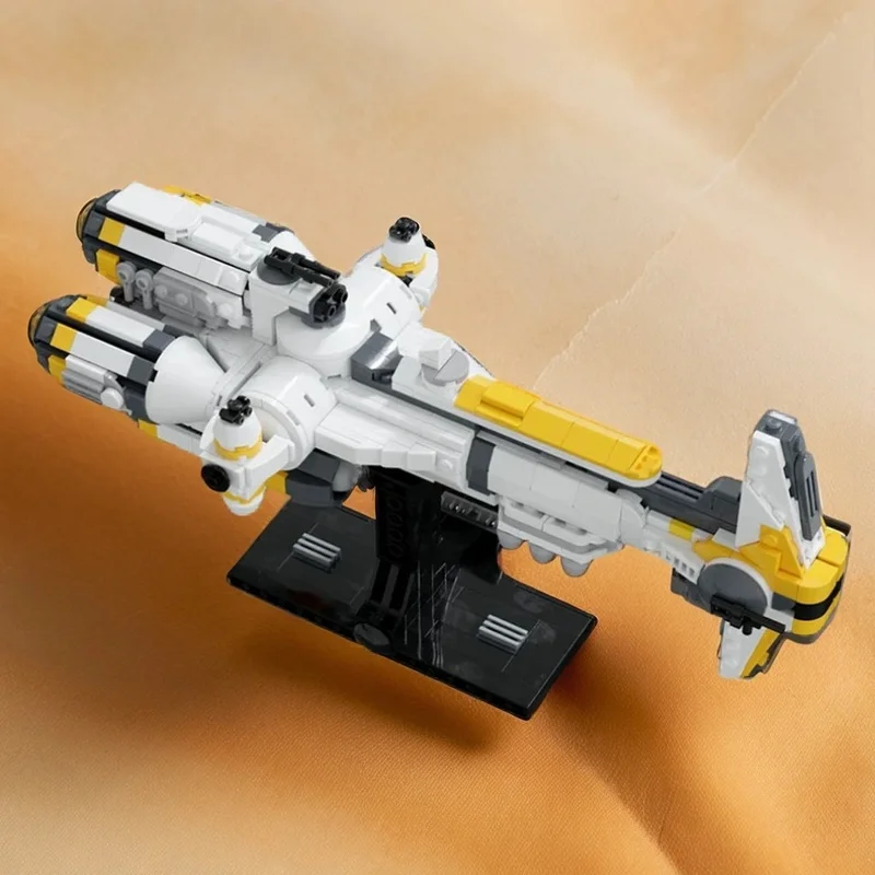 

845PCS MOC Space Battle Hammerhead Corvette Model Custom Building Blocks Architecture DIY Assembly Display Gift Collectible Set