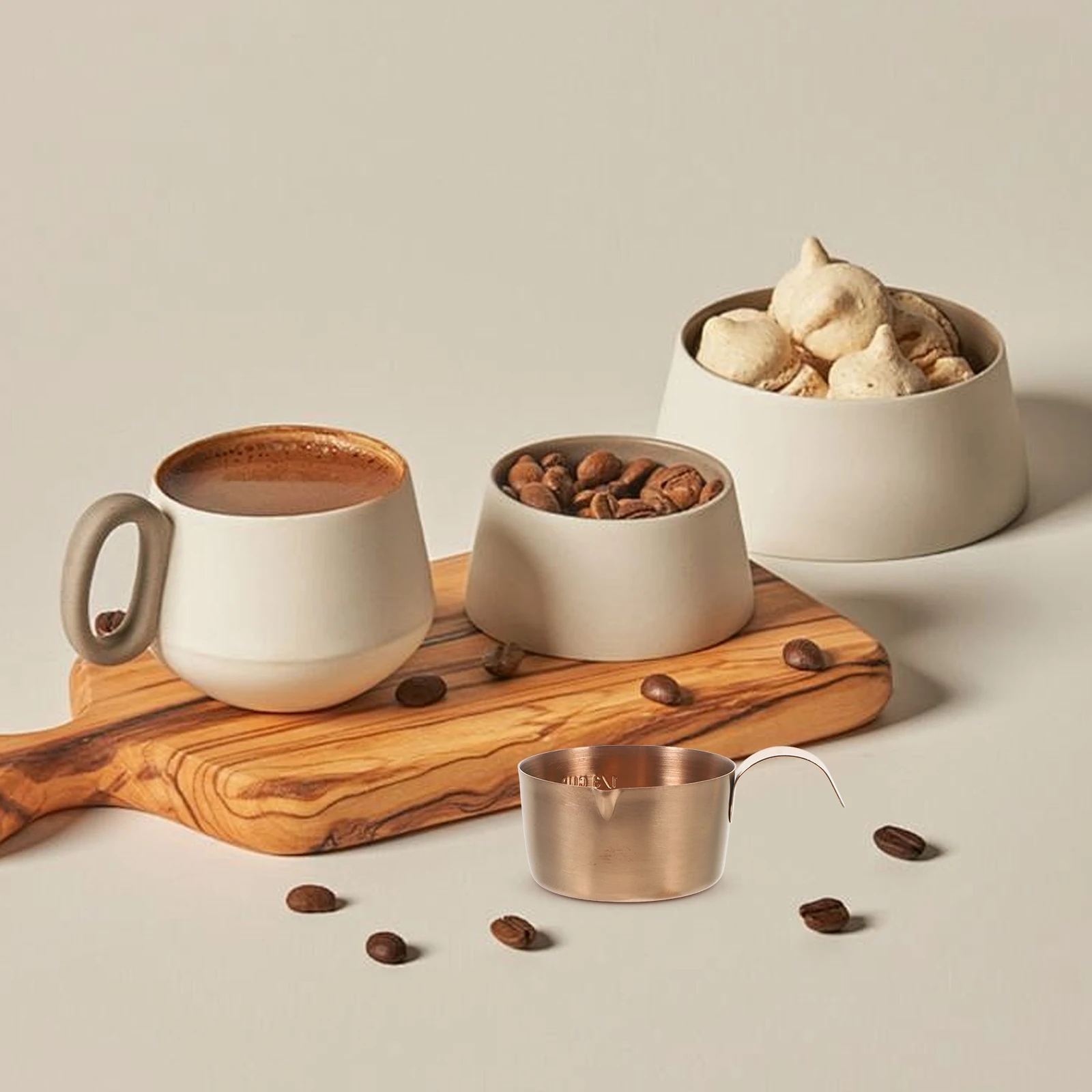 

Extraction Cup Coffe Concentrate Espresso Shot Pitcher Stainless Steel Double Cups Coffee Shaker for