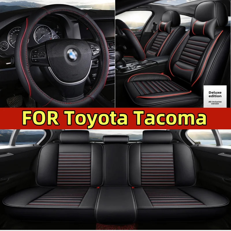 

Для Toyota Tacoma Crew Cab 4-дверный 2007-2023, полный комплект из 5 сидений с мягкостью, комфорт, водостойкость и износостойкость