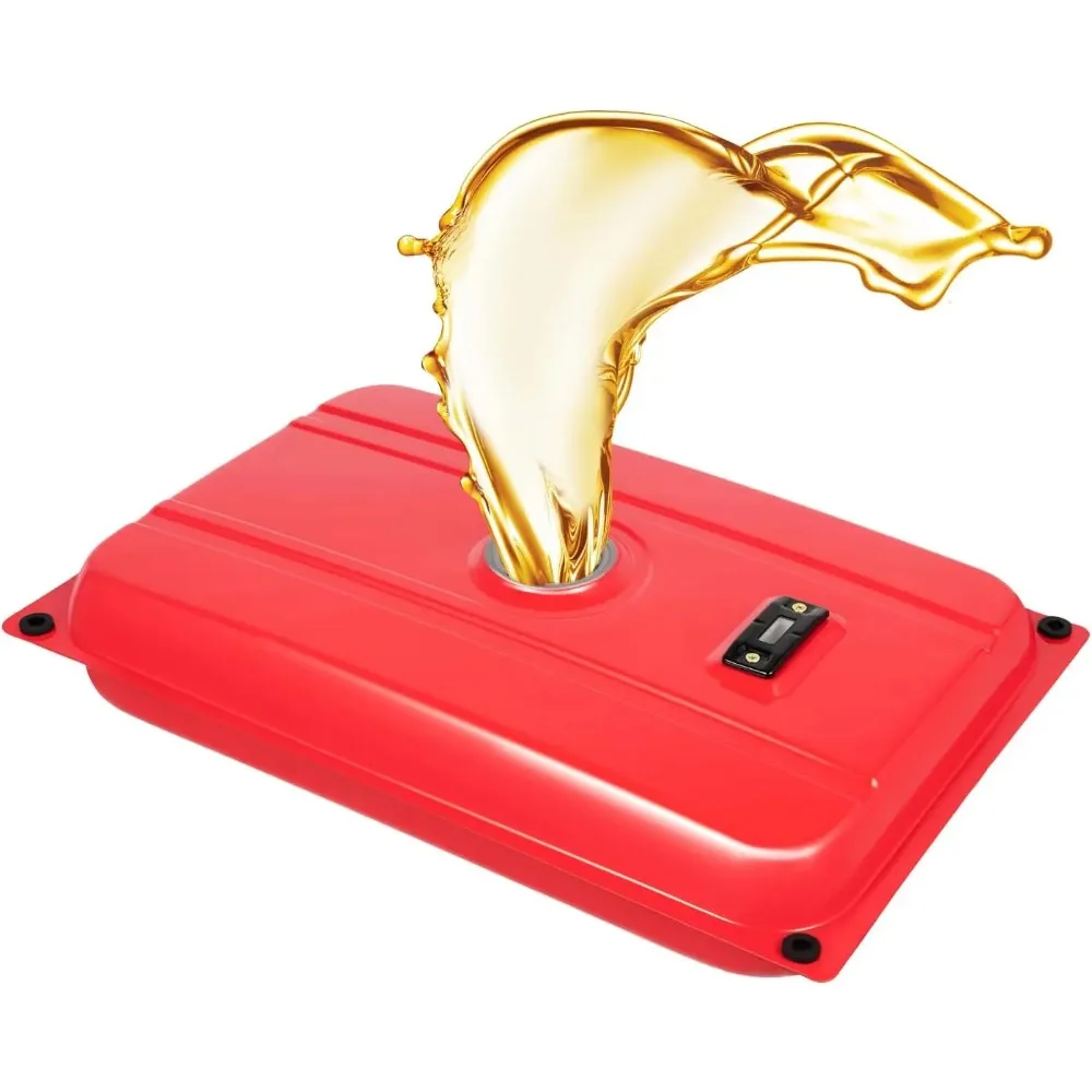 Fuel Tank for Generator, 4 Gallon 15L Capacity, Sturdy Iron Construction with Coating, Ventilated Cap Design, Compatible with 5-8KW Engines