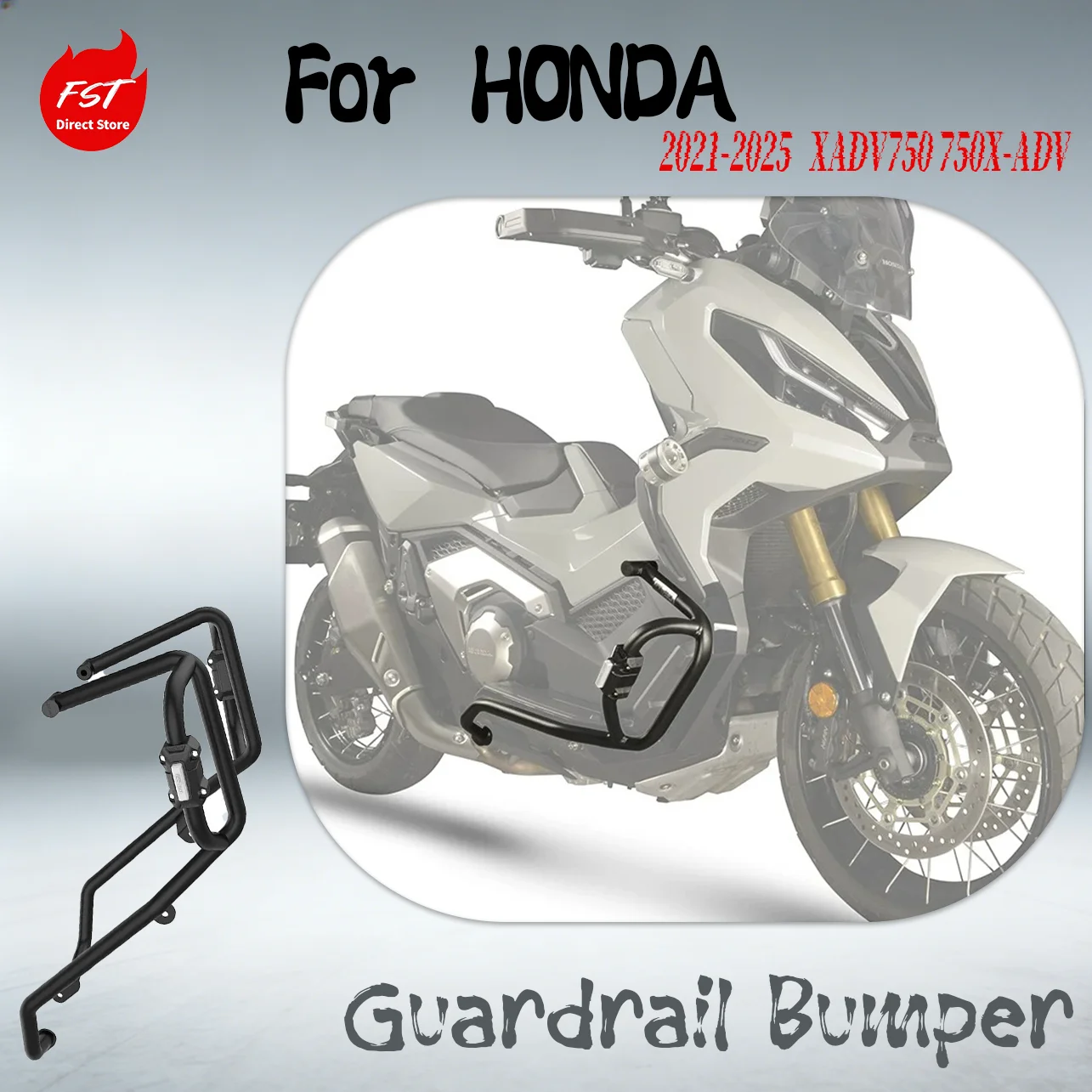 Crash Bars Engine Guard Anti-Fall Bumper Protector for 2021-2025 Honda XADV750 750X-ADV Motorcycle Modified Accessories
