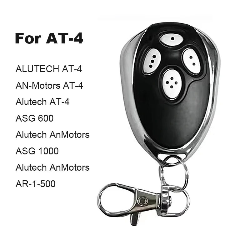 433MHz Remote Control Universal Garage Remote 4 Buttons For Alutech At-4 Ar-1-500 An-motors At-4 Asg1000 At4 At 4 Gate Command