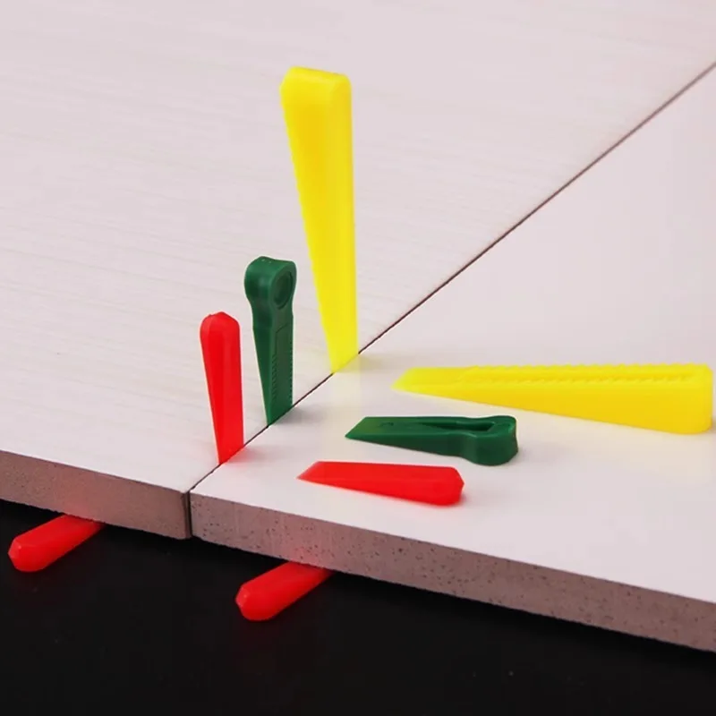 Plastic Tile Levelling Adjuster, Small Insert Shim, Grout Regulating Locator, Floor Gap Maintaining Clip, Tiling Auxiliary