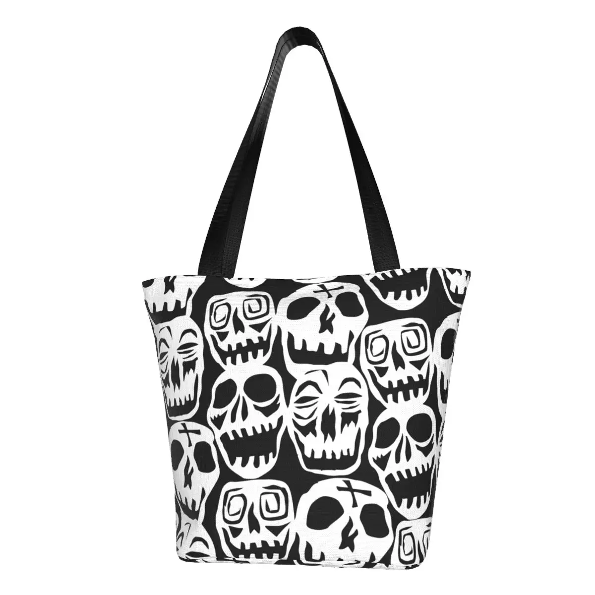 

Halloween Punk Shopper Bag Desperately Seeking Susan VooDoo Office Handbags Ladies Print Shopping Bags Casual Polyester Tote Bag