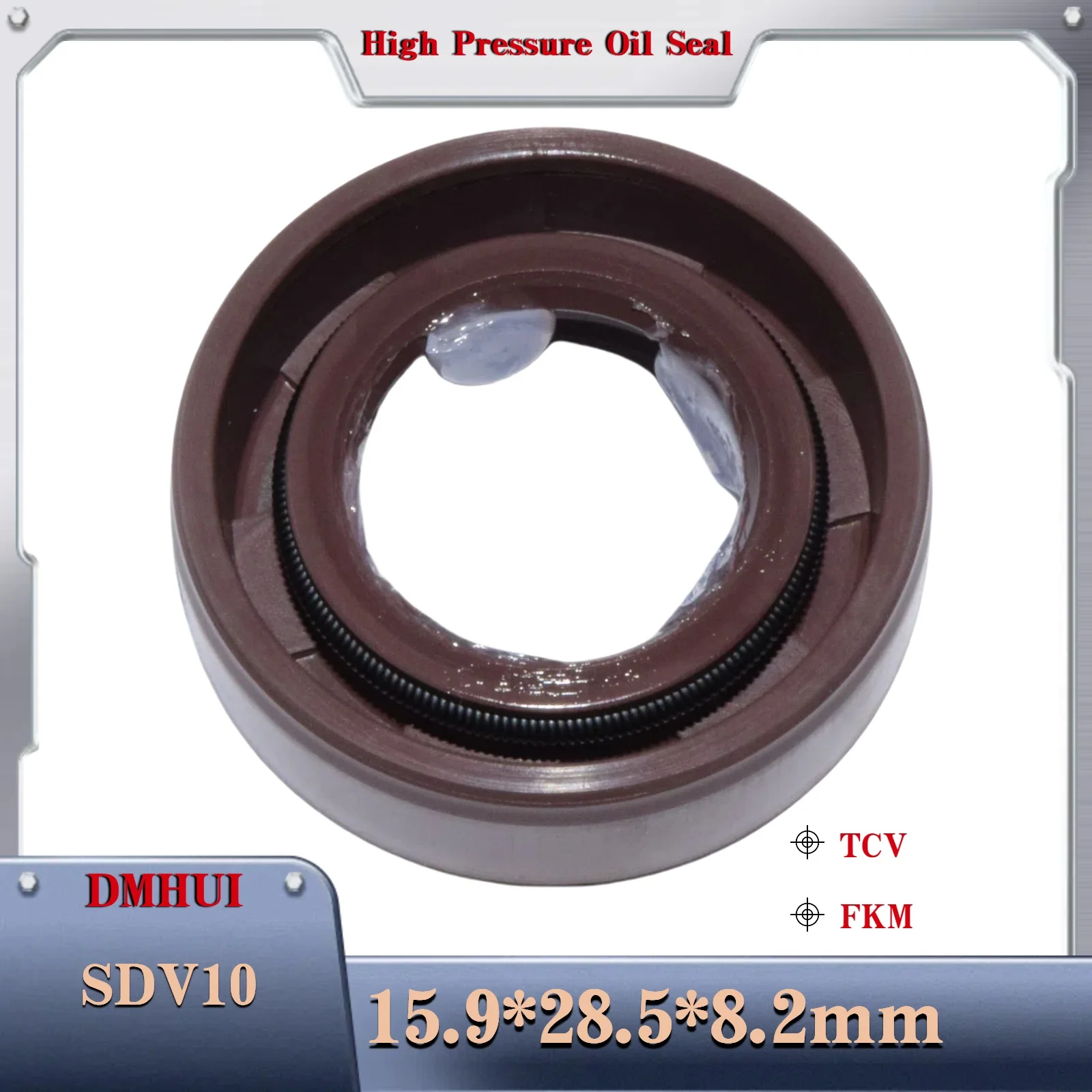 15.9x28.5x8.2 Fit for Denison Parker SDV10 Vane Pump Shaft oil seal Hydraulic motor Shaft oil seal 15.9X28.5X8.2