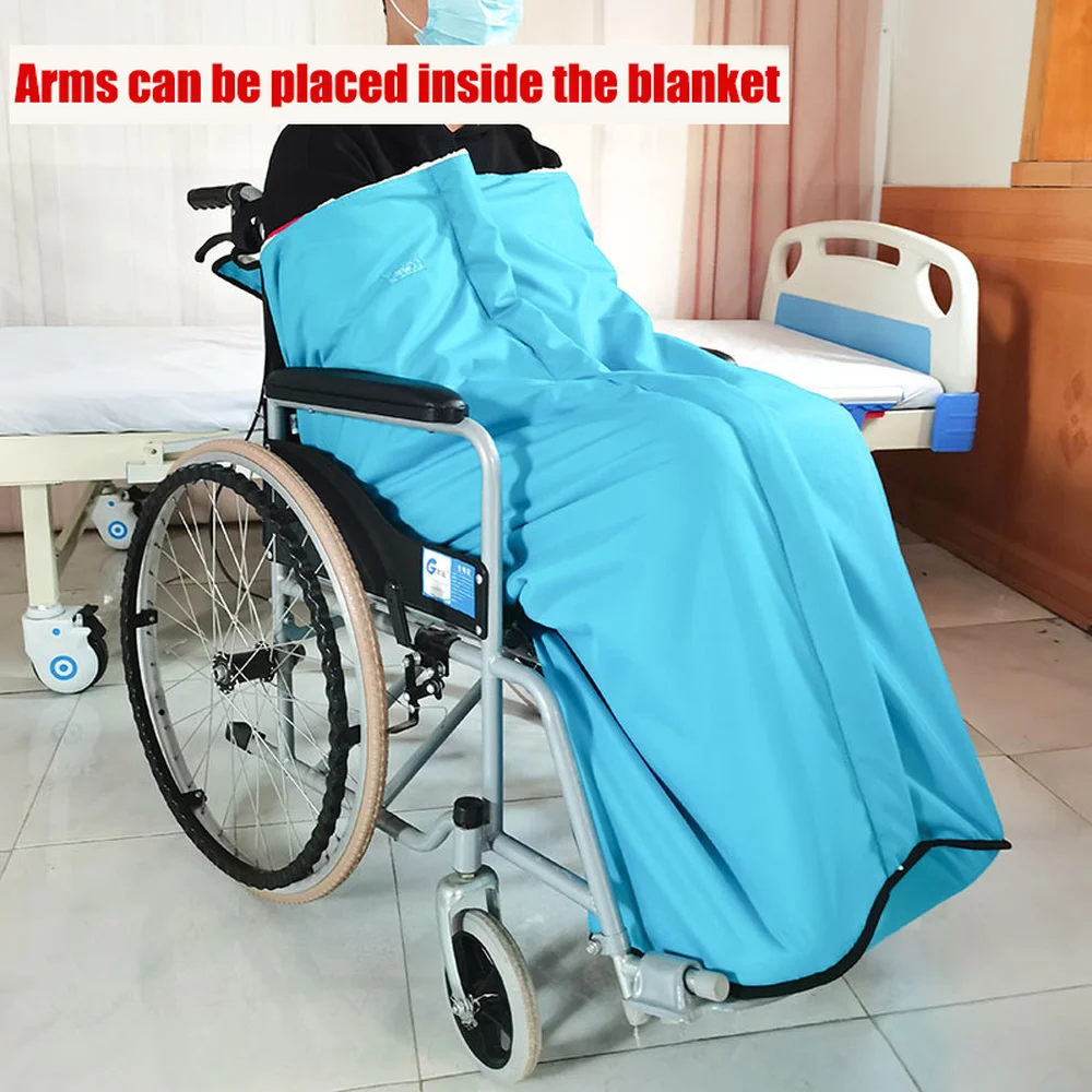 Wheelchair Cover Blanket Warm Blanket Anti-cold Wind Thickening Waterproof Elderly Waist Legs Warmer Health Protection Products