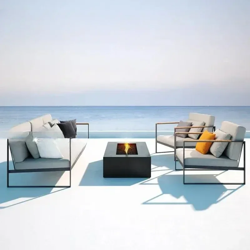 2022 New Modern Outdoor Sofa Combination For Patio Courtyard