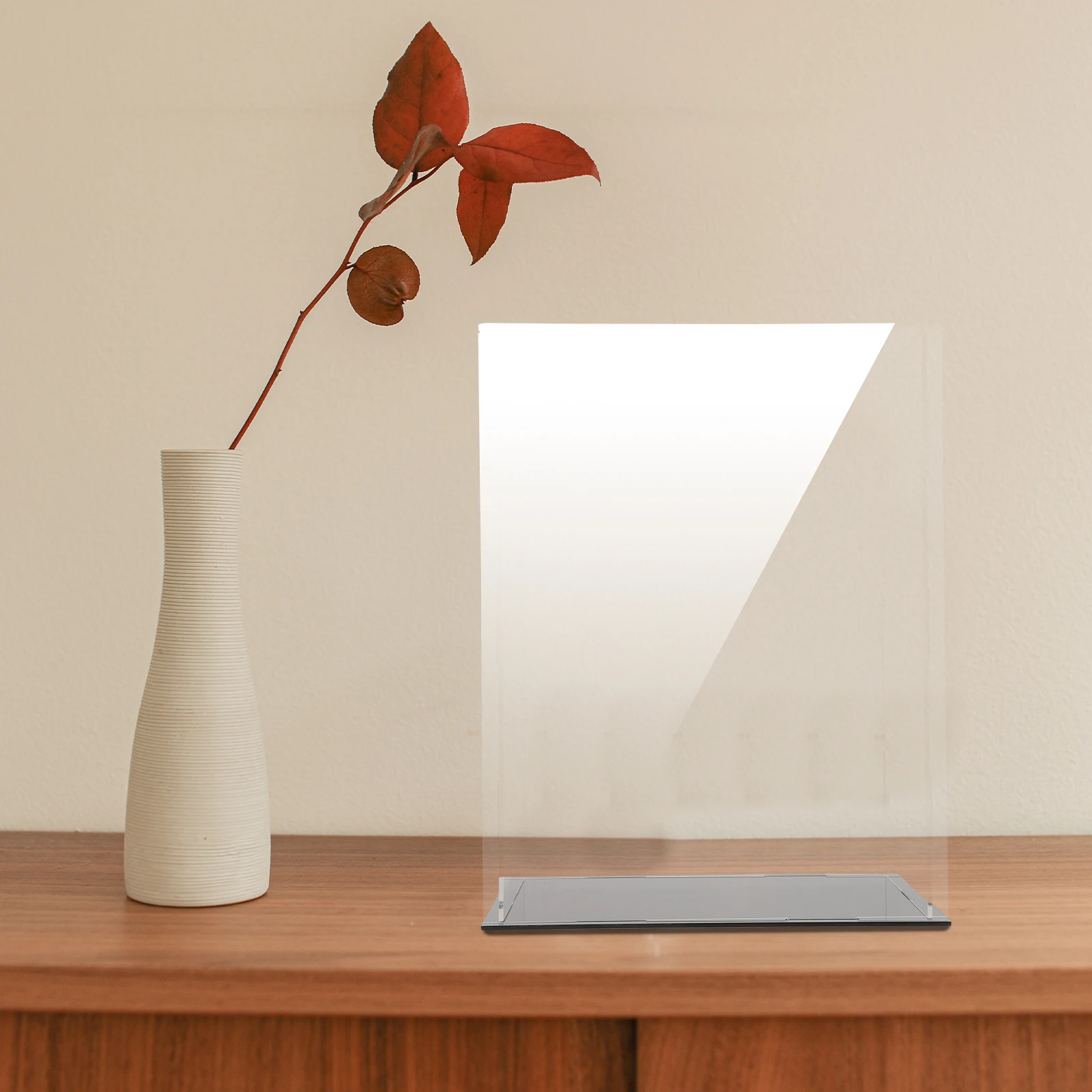 

Clear Acrylic Gloves Display Box Strong Stable Transparent Showcase Exhibition Collection Storage Case Holder Gloves Display