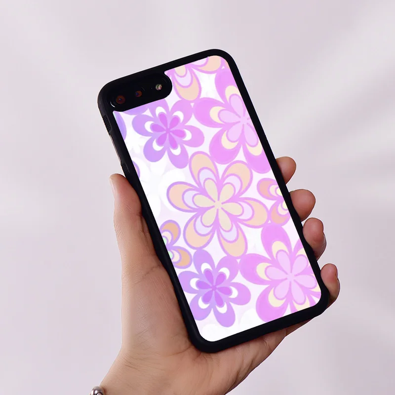 Wildflower Silicone Rubber Phone Case Cover for iPhone 6 6S 7 8 Plus X XS XR 11 12 13 14 15 Mini Pro Max Funky Mix Color Flowers